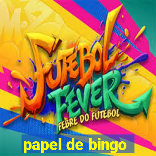 papel de bingo